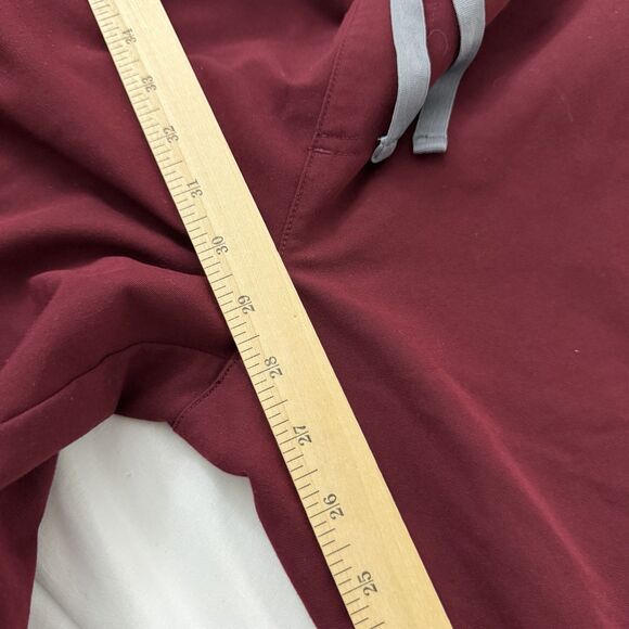 Figs Zamora Jogger Pants Women Small Burgundy High Waisted Nurse Uniform Po 2911 - Picture 10 of 10